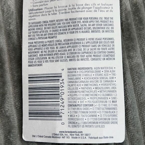 L'oreal Voluminous Curved Brush
Mascara Black NOIR choose your shade - Picture 5 of 7